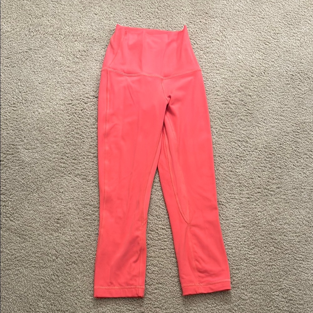 Lululemon Athletica Coral Leggings 21”
